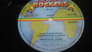 12inch org hortense ellis unexpected places reggae レゲエ roots ルーツ vintage ビンテージ レコード 女性 dub ダブ オリジナル盤