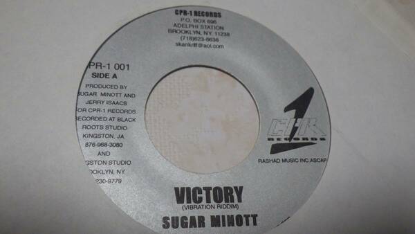 7inch sugar minott [victory] reggae レゲエ newroots ニュールーツ デジタル dub ダブ UK サウンドシステム soundsystem ska スカ