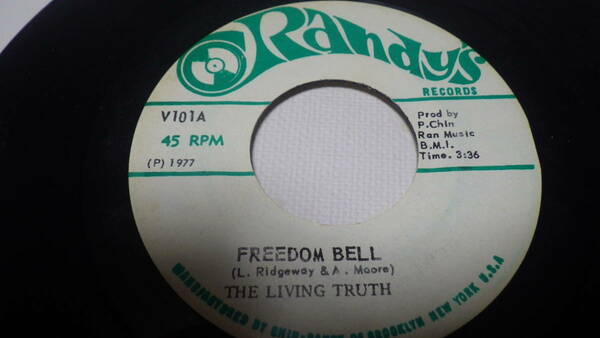 7inch the living truth freedom bell レコード レゲエ キラールーツ dub ダブ ska スカ オリジナル盤 reggae roots vintage ジャマイカ