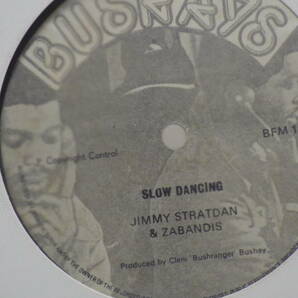 12inch org JIMMY STRATDAN & ZABANDIS SLOW DANCING reggae org vintage ビンテージ オリジナル盤 lovers ラバーズ bushays uk rootsの画像1