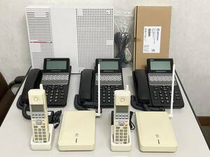 NTT αN1 N1S 主装置・電話機5台セット DECL付
