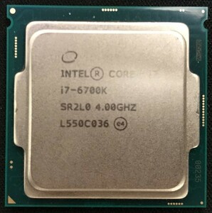 Intel Core i7-6700K 動作確認済 3