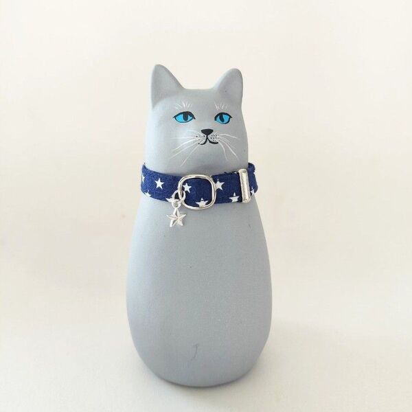 猫 子猫 首輪 猫首輪 ハンドメイド シンプル セーフティバックル 安全ベルト 軽量 軽い