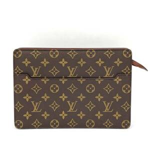 1円 外観極美品 LOUIS VUITTON ルイヴィトン モノグラム ポシェットオム クラッチバッグ セカンドバッグ M51795