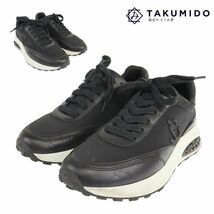 ジミーチュウ JIMMY CHOO 靴 MEMPHIS LACE UP スニーカー サイズ39 日本サイズ約26cm ブラック 中古B 275183_画像1