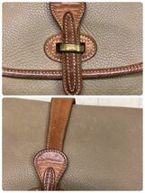 中古 Dooney&Bourke ドゥーニー&バーク レザーショルダーバッグ ベージュ系_画像8