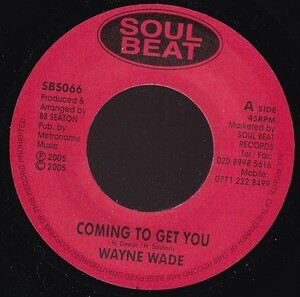 Wayne Wade - Coming To Get You / Conscious Minds - Coming To Dub You A0139