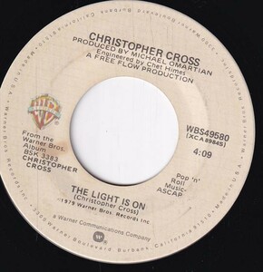 Christopher Cross - Never Be The Same / The Light Is On (B) RP-CE333