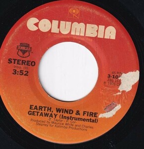 Earth, Wind & Fire - Getaway / Getaway (Instrumental) (B) SF-CE303