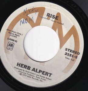 Herb Alpert - Rise / Aranjuez (Mon Amour) (B) SF-CE376