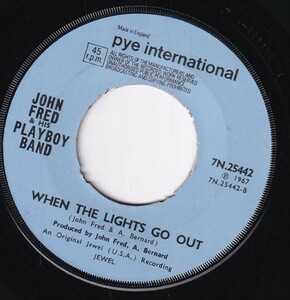 John Fred & His Playboy Band - Judy In Disguise (With Glasses) / When The Lights Go Out (B) RP-CE389