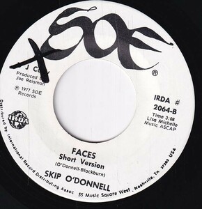 Skip O'Donnell - Faces (Long Version) / Faces (Short Version) (B) RP-CE438