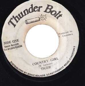 [Answer Riddim] Tiger - Country Girl (VG+) V0281