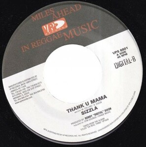 [One To One Riddim] Sizzla - Thank You Mama / Solid As A Rock C0090