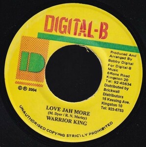 [Bob Marley - Forever Loving Jah Riddim] Warrior King - Love Jah Home H0110