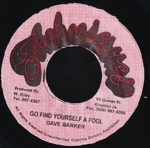 Dave Barker - Go Find Yourself A Fool H0341