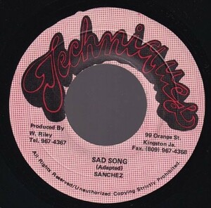 [Bad Boy Riddim] Sanchez - Sad Song / Sad Song Remix H0472