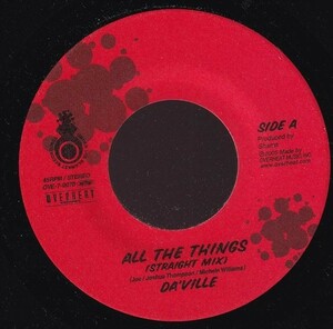 Da'ville - All The Things (Cover) / Tony Curtis - Feelin' On Yo Booty (Cover) A0278