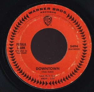 Reggae元ネタ Petula Clark - Downtown / You'd Better Love Me (VG+) A0282