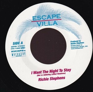 Richie Stephens - I Want The Night To Stay (Cover) A0209