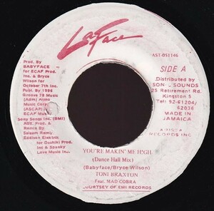 Toni Braxton, Mad Cobra - You're Makin' Me High (Dance Hall Mix) / Toni Braxton - Let It Flow A0202