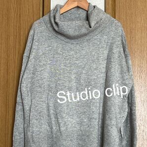 Studio CLIP スタディオクリップ オフタートルニット