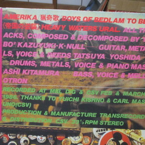 YBO2 イボイボ ALIENATION LP トランスレコード TRANS RECORDS ワイビーオーツー 北村昌士 吉田達也 岸野一之 フールズメイト FOOL'S MATEの画像6