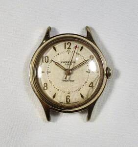 * in gasoru gold . gentleman for wristwatch 1950 year about Switzerland made 