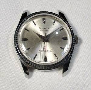 * AMILA gentleman for wristwatch stainless steel case 1960 period Switzerland made 