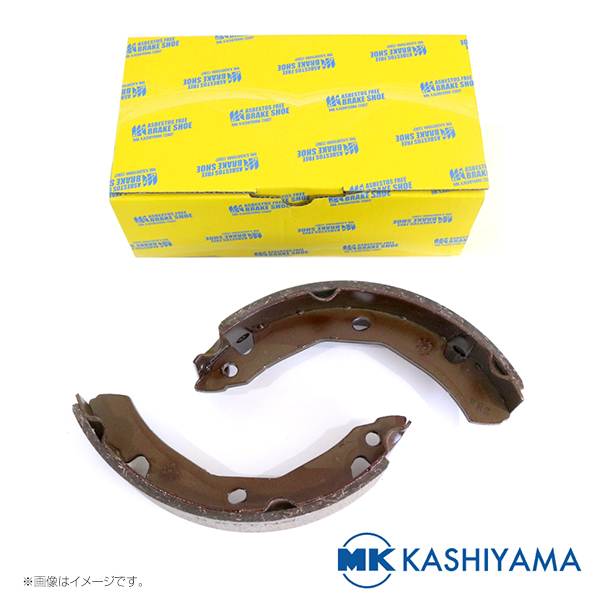 MK カシヤマ デルタ XZU346 ブレーキシュー リア (トレーリング側) Z2329-10 ダイハツ 純正交換 メンテナンス 整備