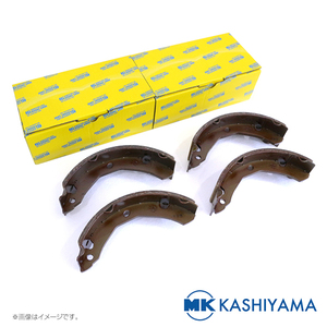 MKkasiyama Delta Wide CB31G brake shoe rear set ( leading side & trailing side ) Z2252-10 Daihatsu original exchange 