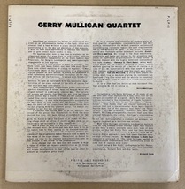 Gerry Mulligan Quartet ［PLJP-1］Pacific Jazz 10inch Chet Baker_画像2