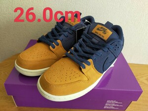 【26.0cm】Nike SB Dunk Low Desert Ochre and Midnight Navy