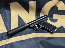 マルシン　RUGER Mk1サイレンサーバレル　アサシンズ　ルガーMk1 ガスガン　中古_画像1