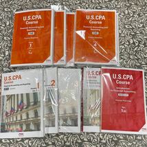 CPA会計学院 米国公認会計士 USCPA FARテキスト& 問題集 計10冊セット！_画像1