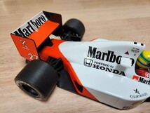 ミニチャンプス　1/18　マクラーレンホンダ　MP4/5B　アイルトン・セナ　マールボロ仕様 McLaren HONDA マクラーレン ホンダ_画像8