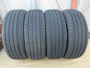 b冬1562 ブリヂストン BLIZZAK VRX3 185/55R16 83Q 2021年 スタッドレス 中古 4本 ♪ BRIDGESTONE ブリザック