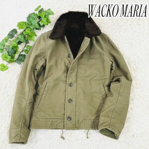 【美品】WACKO MARIAワコマリア　N-1 フライトジャケットブルゾン