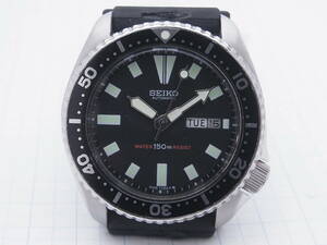 ●SEIKO セイコーダイバー デイデイト ORDINARY 6309-7290 F1 ローマ数字 英語カレンダー ビンテージ自動巻