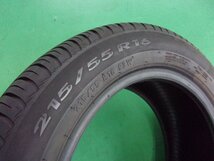 送料無料【PIRELLI】2019年製造　Cinturato　P6☆7分山　215/55R16☆4本セット　[中古タイヤ]_画像5