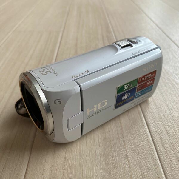 SONY HANDYCAM HD HDR-CX390 ソニー デジタルビデオカメラ ホワイト 32GB V323