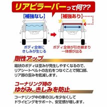 ダイハツ エッセ L235S L245S ストレートタイプ リアピラーバー ゆがみ防止 ボディ補強 剛性アップ 在庫品 即納_画像4