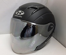 フルフェイスヘルメット OGK KABUTO EXCEED T8133:2015 サイズL(59～60cm未満) ’20年12月製 シールド付き オージーケーカブト エクシード_画像2