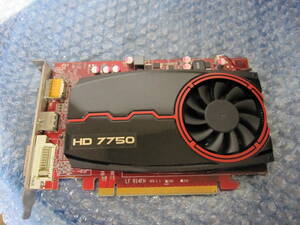 玄人志向 グラフィックボード Radeon HD7750 1GB PCI-E RH7750-E1GHD/A (中古)