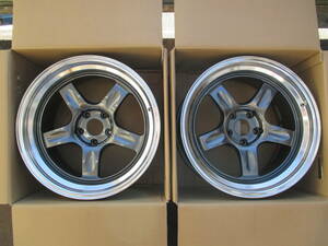 在庫品◆RAYS VOLK RACING 21C 18-11J -30 5H-114.3 VC 2本 ダークガンメタ◆鍛造 FORGED ブロンズ TE37 SL CE28 ZE40 TE37V NE24