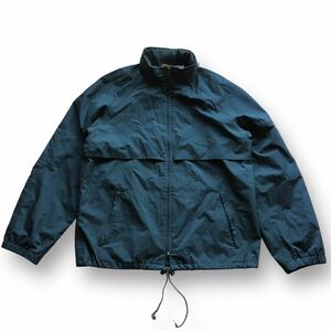 送料520円　80s Eddie Bauer GORE-TEX エディー バウアー 黒タグ ナイロンジャケット ゴアテックスグリーン　サイズL