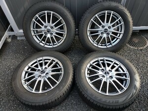 ☆凹バリ山凹☆ブリヂストン スタッドレス ブリザックVRX2 185/65R15 & アルミ 4本☆ノート,フリード,アクア,マツダ2,デミオなど他