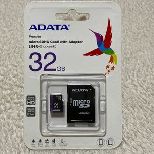 ADATA microSDHCカード32GB UHS-I CLASS10 AUSDH32GUICL10-RA1 with Adapter マイクロSD 変換アダプター付き ドライブレコーダー スマホ