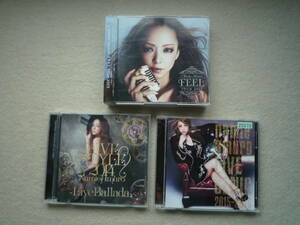 安室奈美恵　ライブアルバムCD3枚セット　FEEL・STYLE・GENIC　レンタル限定CD