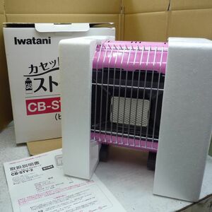  unused Iwatani cassette gas stove CB-STV-2 MP pink Iwatani